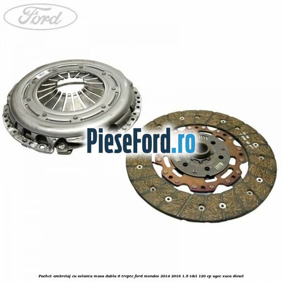 Pachet ambreiaj cu volanta masa dubla 6 trepte Ford Mondeo 2014-2018 1.5 TDCi 120 cp UGCC, XUCA diesel