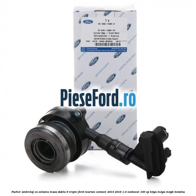 Pachet ambreiaj cu volanta masa dubla 6 trepte Ford Tourneo Connect 2013-2018 1.0 EcoBoost 100 cp B3GA, M2GA, M2GB benzina