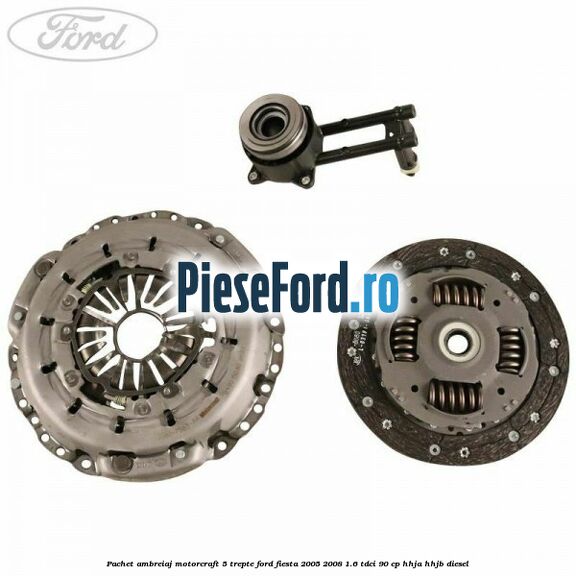 Pachet ambreiaj Motorcraft 5 trepte Ford Fiesta 2005-2008 1.6 TDCi 90 cp