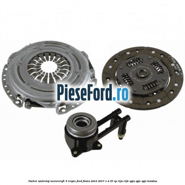 Pachet ambreiaj Motorcraft 5 trepte Ford Fiesta 2013-2017 1.4 97 cp