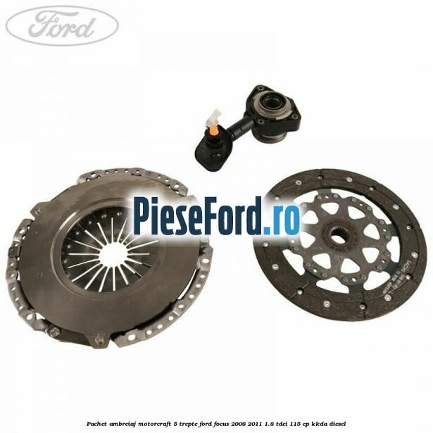 Pachet ambreiaj Motorcraft 5 trepte Ford Focus 2008-2011 1.8 TDCi 115 cp Pachet ambreiaj Motorcraft 5 trepte Ford Focus 2008-2011 1.8 TDCi 115 cp KKDA diesel
