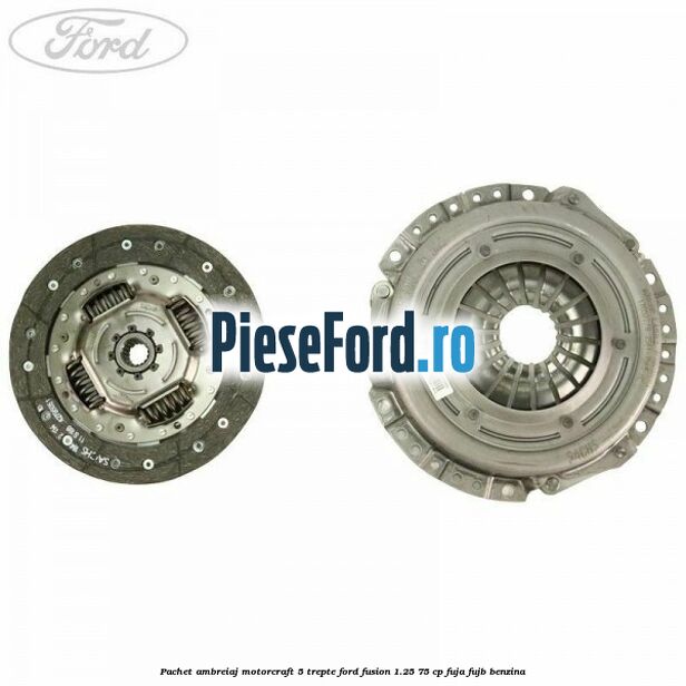 Pachet ambreiaj Motorcraft 5 trepte Ford Fusion 1.25 75 cp FUJA, FUJB benzina