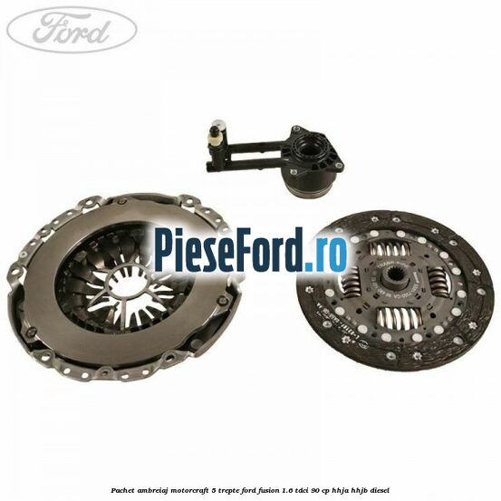 Pachet ambreiaj Motorcraft 5 trepte Ford Fusion 1.6 TDCi 90 cp HHJA, HHJB diesel