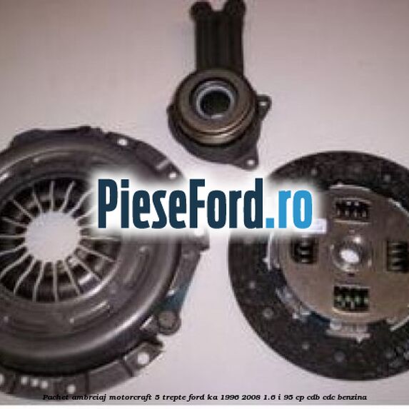 Pachet ambreiaj Motorcraft 5 trepte Ford Ka 1996-2008 1.6 i 95 cp CDB, CDC benzina
