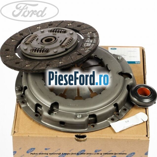 Pachet ambreiaj Motorcraft 5 trepte Ford Ka 2009-2016 1.2 69 cp 169A4000, FP4 benzina