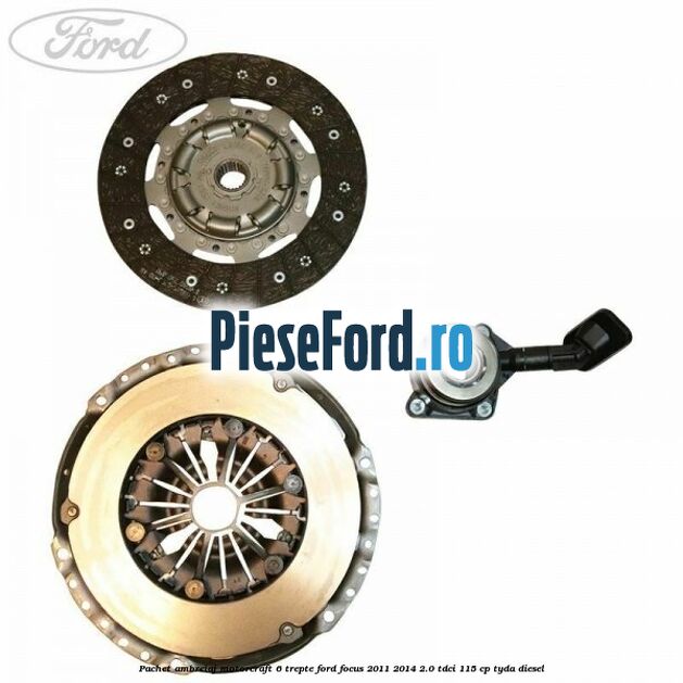 Pachet ambreiaj Motorcraft 6 trepte Ford Focus 2011-2014 2.0 TDCi 115 cp Pachet ambreiaj Motorcraft 6 trepte Ford Focus 2011-2014 2.0 TDCi 115 cp TYDA diesel