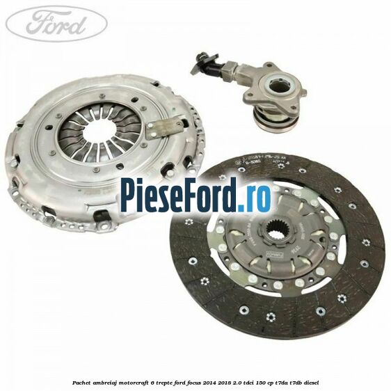 Pachet ambreiaj Motorcraft 6 trepte Ford Focus 2014-2018 2.0 TDCi 150 cp T7DA, T7DB diesel
