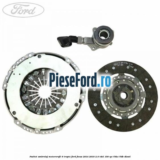 Pachet ambreiaj Motorcraft 6 trepte Ford Focus 2014-2018 2.0 TDCi 150 cp T7DA, T7DB diesel