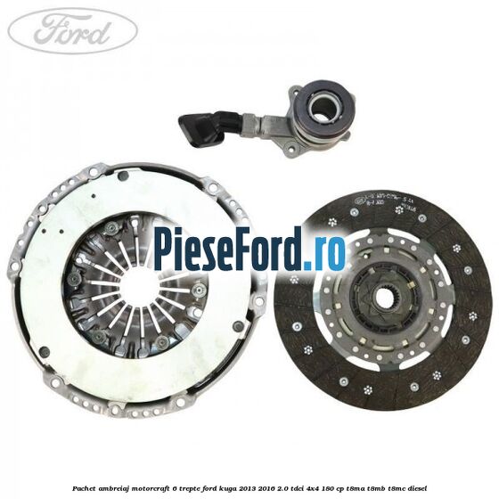 Pachet ambreiaj Motorcraft 6 trepte Ford Kuga 2013-2016 2.0 TDCi 4x4 180 cp Pachet ambreiaj Motorcraft 6 trepte Ford Kuga 2013-2016 2.0 TDCi 4x4 180 cp T8MA, T8MB, T8MC diesel