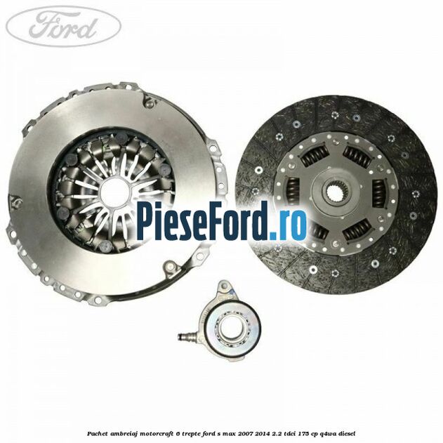 Pachet ambreiaj Motorcraft 6 trepte Ford S-Max 2007-2014 2.2 TDCi 175 cp Q4WA diesel