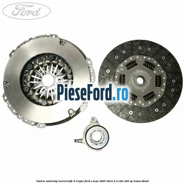 Pachet ambreiaj Motorcraft 6 trepte Ford S-Max 2007-2014 2.2 TDCi 200 cp KNWA diesel