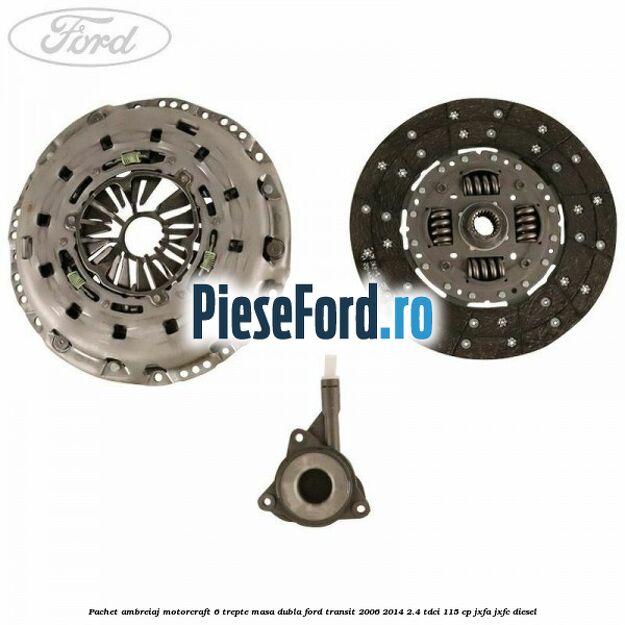 Pachet ambreiaj Motorcraft 6 trepte masa dubla Ford Transit 2006-2014 2.4 TDCi 115 cp JXFA, JXFC diesel