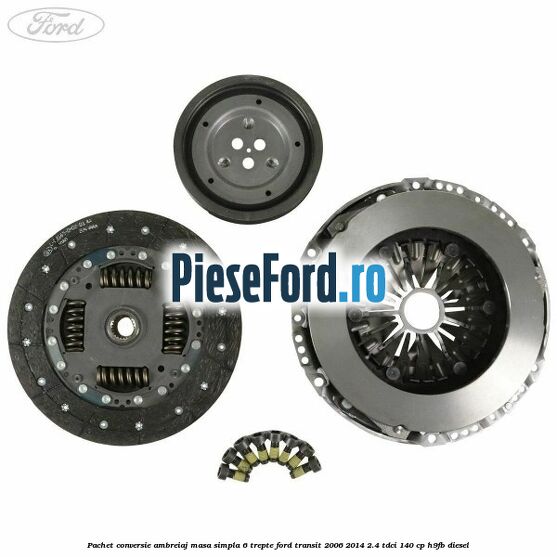 Pachet conversie ambreiaj masa simpla 6 trepte Ford Transit 2006-2014 2.4 TDCi 140 cp H9FB diesel