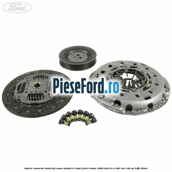 Pachet conversie ambreiaj masa simpla 6 trepte Ford Transit 2006-2014 2.4 TDCi 4x4 140 cp Pachet conversie ambreiaj masa simpla 6 trepte Ford Transit 2006-2014 2.4 TDCi 4x4 140 cp H9FB diesel