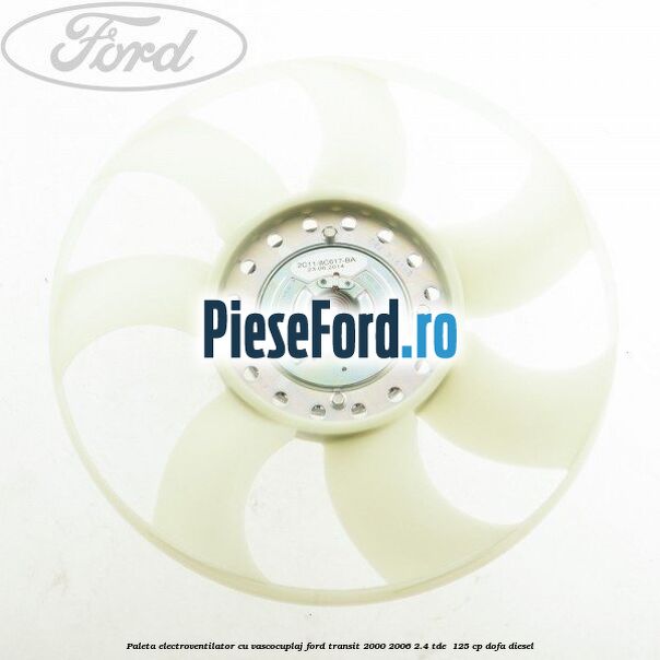 Paleta electroventilator cu vascocuplaj Ford Transit 2000-2006 2.4 TDE  125 cp DOFA diesel