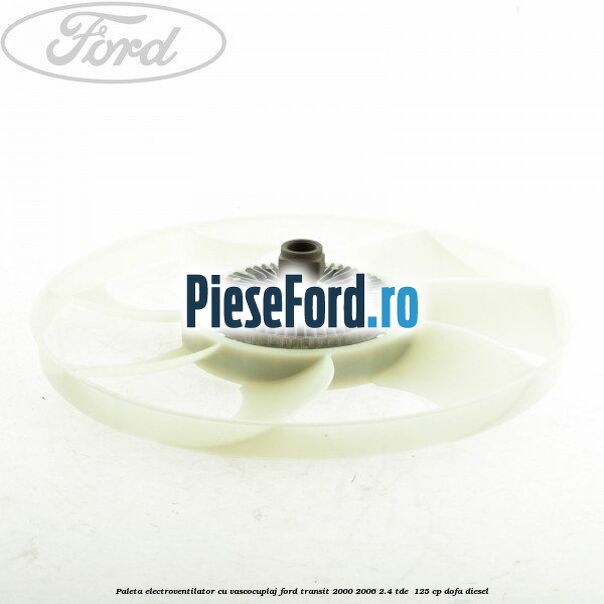 Paleta electroventilator cu vascocuplaj Ford Transit 2000-2006 2.4 TDE  125 cp DOFA diesel