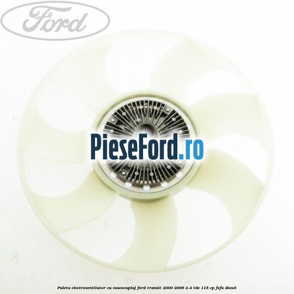 Paleta electroventilator cu vascocuplaj Ford Transit 2000-2006 2.4 TDE 115 cp FXFA diesel