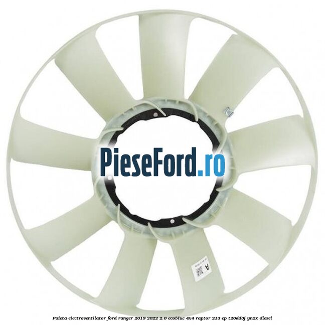 Paleta electroventilator Ford Ranger 2019-2022 2.0 EcoBlue 4x4 Raptor 213 cp T20DD0J, YN2X diesel