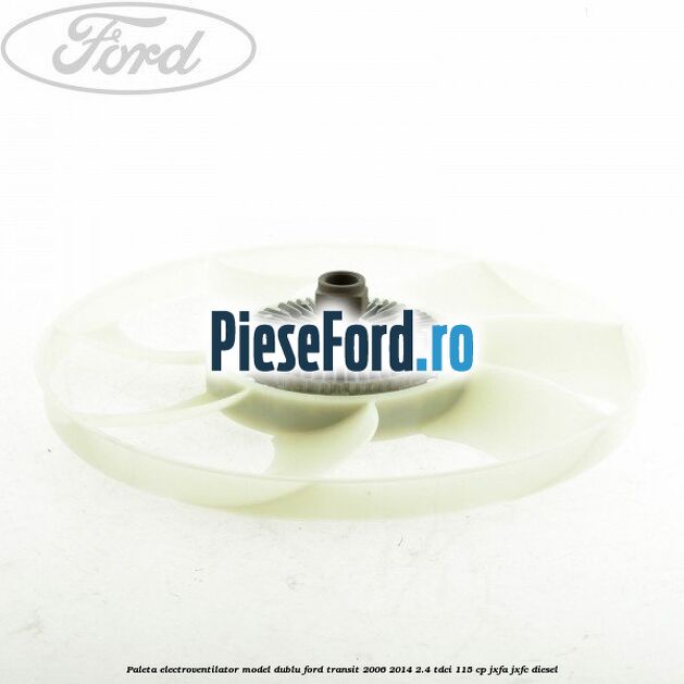 Paleta electroventilator, model dublu Ford Transit 2006-2014 2.4 TDCi 115 cp JXFA, JXFC diesel