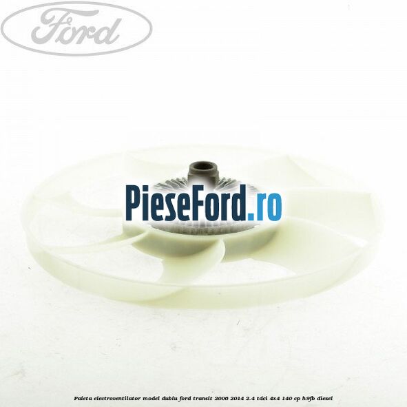 Paleta electroventilator, model dublu Ford Transit 2006-2014 2.4 TDCi 4x4 140 cp H9FB diesel