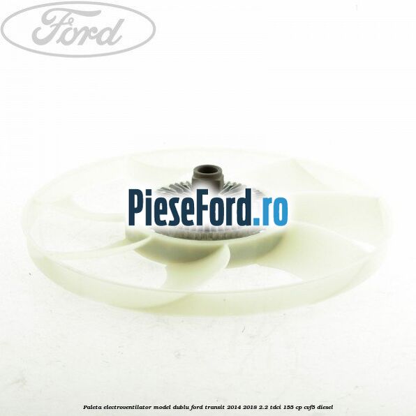 Paleta electroventilator, model dublu Ford Transit 2014-2018 2.2 TDCi 155 cp CVF5 diesel