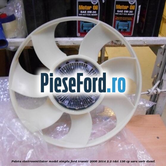 Paleta electroventilator, model simplu Ford Transit 2006-2014 2.2 TDCi 136 cp USRA, USRB diesel