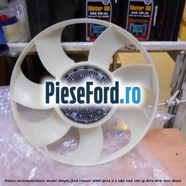 Paleta electroventilator, model simplu Ford Transit 2006-2014 2.2 TDCi RWD 100 cp DRRA, DRRB, DRRC diesel
