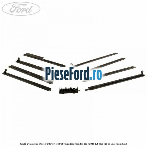 Paleti grila active shutter inferior control viteza Ford Mondeo 2014-2018 1.5 TDCi 120 cp UGCC, XUCA diesel