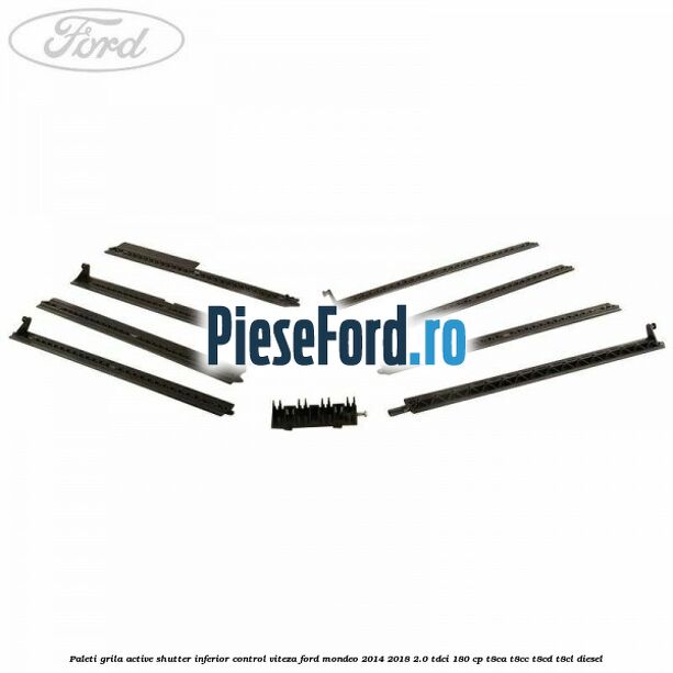Paleti grila active shutter inferior control viteza Ford Mondeo 2014-2018 2.0 TDCi 180 cp T8CA, T8CC, T8CD, T8CL diesel
