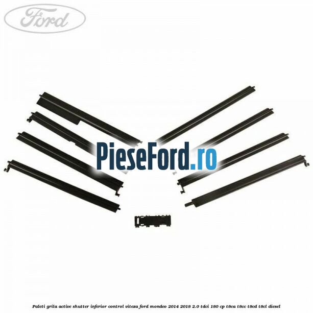 Paleti grila active shutter inferior control viteza Ford Mondeo 2014-2018 2.0 TDCi 180 cp T8CA, T8CC, T8CD, T8CL diesel
