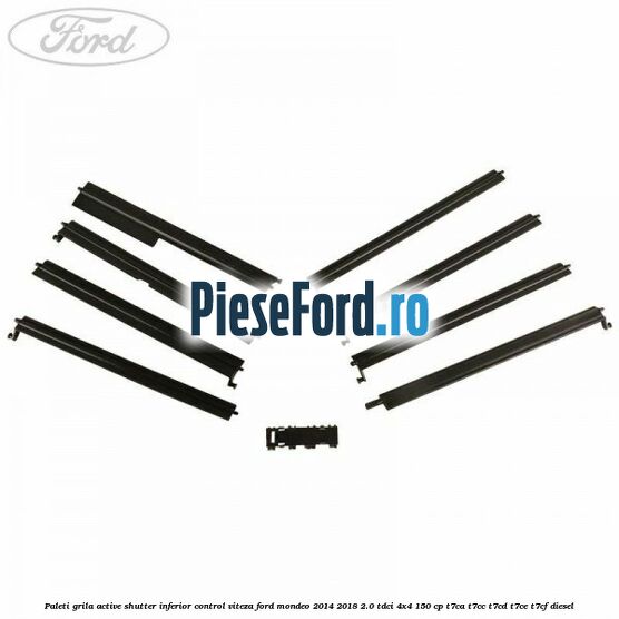 Paleti grila active shutter inferior control viteza Ford Mondeo 2014-2018 2.0 TDCi 4x4 150 cp T7CA, T7CC, T7CD, T7CE, T7CF diesel