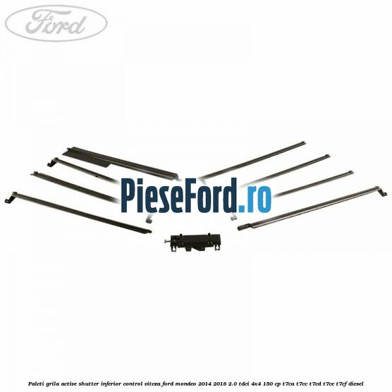 Paleti grila active shutter inferior control viteza Ford Mondeo 2014-2018 2.0 TDCi 4x4 150 cp T7CA, T7CC, T7CD, T7CE, T7CF diesel
