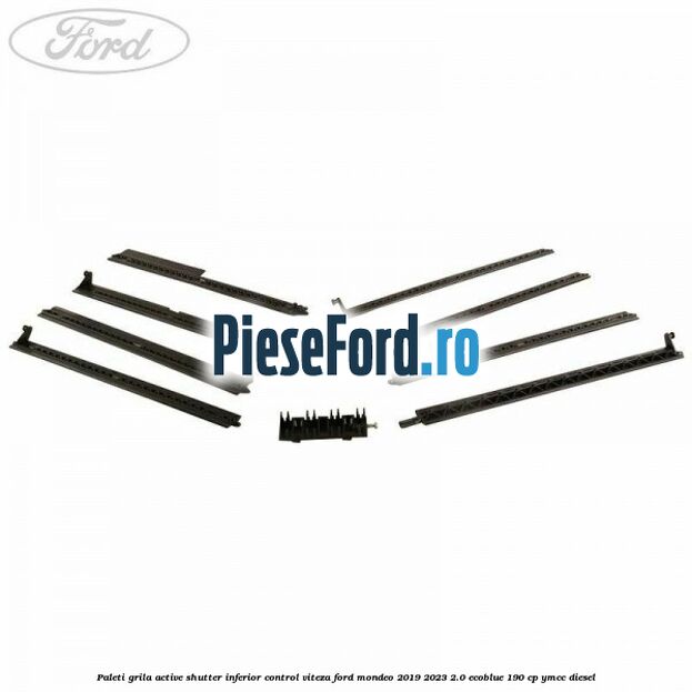 Paleti grila active shutter inferior control viteza Ford Mondeo 2019-2023 2.0 EcoBlue 190 cp YMCC diesel