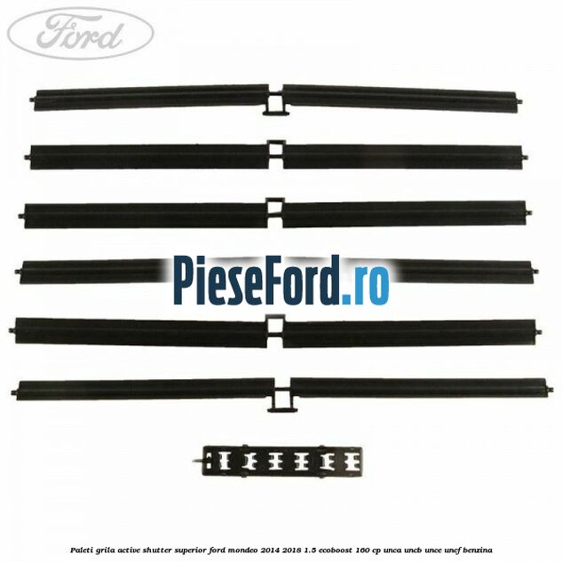 Paleti grila active shutter superior Ford Mondeo 2014-2018 1.5 EcoBoost 160 cp UNCA, UNCB, UNCE, UNCF benzina