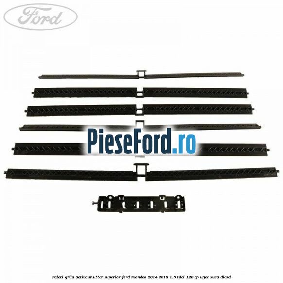 Paleti grila active shutter superior Ford Mondeo 2014-2018 1.5 TDCi 120 cp UGCC, XUCA diesel