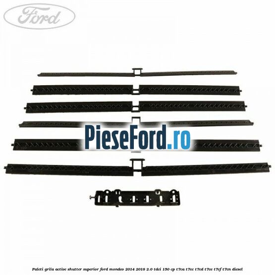 Paleti grila active shutter superior Ford Mondeo 2014-2018 2.0 TDCi 150 cp Paleti grila active shutter superior Ford Mondeo 2014-2018 2.0 TDCi 150 cp T7CA, T7CC, T7CD, T7CE, T7CF, T7CN diesel