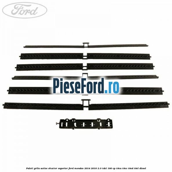 Paleti grila active shutter superior Ford Mondeo 2014-2018 2.0 TDCi 180 cp T8CA, T8CC, T8CD, T8CL diesel