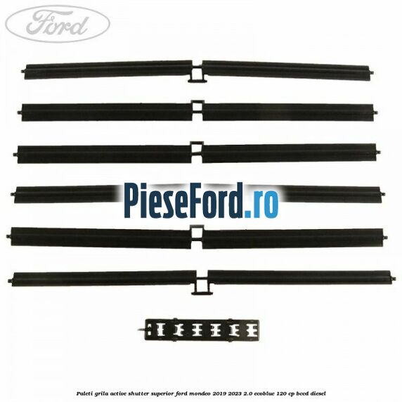 Paleti grila active shutter superior Ford Mondeo 2019-2023 2.0 EcoBlue 120 cp BCCD diesel