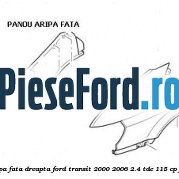 Panou aripa fata dreapta Ford Transit 2000-2006 2.4 TDE 115 cp FXFA diesel