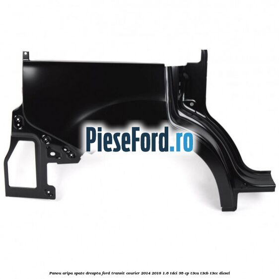 Panou aripa spate dreapta Ford Transit Courier 2014-2018 1.6 TDCi 95 cp T3CA, T3CB, T3CC diesel