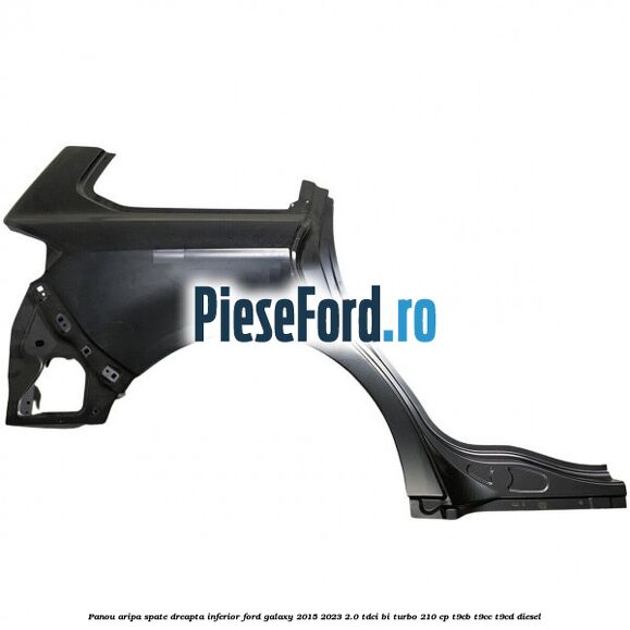 Panou aripa spate dreapta inferior Ford Galaxy 2015-2023 2.0 TDCi BI-Turbo 210 cp T9CB, T9CC, T9CD diesel