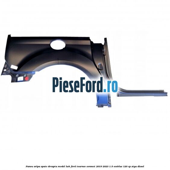 Panou aripa spate dreapta model LWB Ford Tourneo Connect 2019-2023 1.5 EcoBlue 120 cp ZTGA diesel