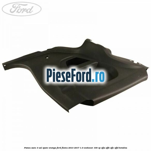 Panou auto 3 usi spate stanga Ford Fiesta 2013-2017 1.0 EcoBoost 100 cp SFJA, SFJB, SFJC, SFJD benzina