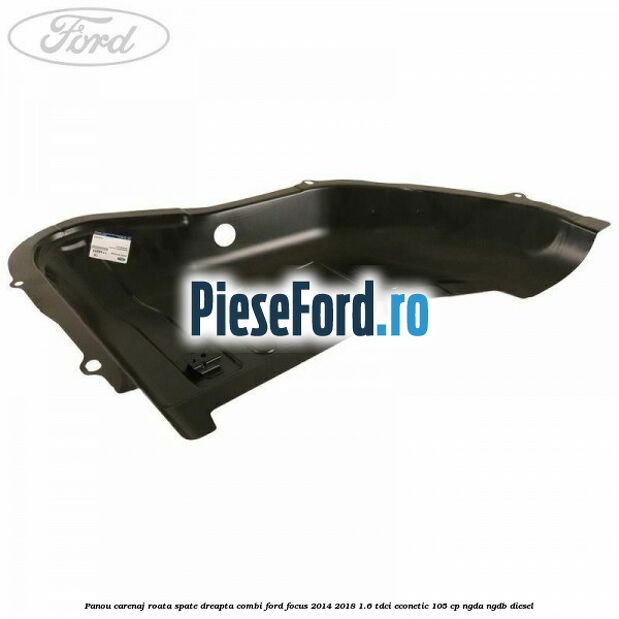 Panou carenaj roata spate dreapta combi Ford Focus 2014-2018 1.6 TDCi ECOnetic 105 cp NGDA, NGDB diesel