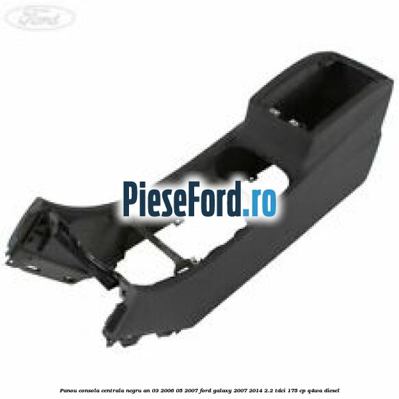 Panou consola centrala negru an 03/2006-05/2007 Ford Galaxy 2007-2014 2.2 TDCi 175 cp Q4WA diesel