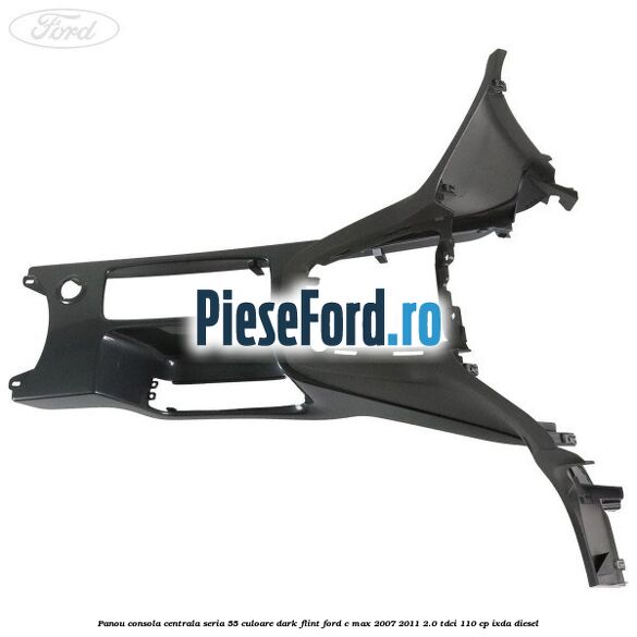 Panou consola centrala seria 55 culoare dark flint Ford C-Max 2007-2011 2.0 TDCi 110 cp IXDA diesel