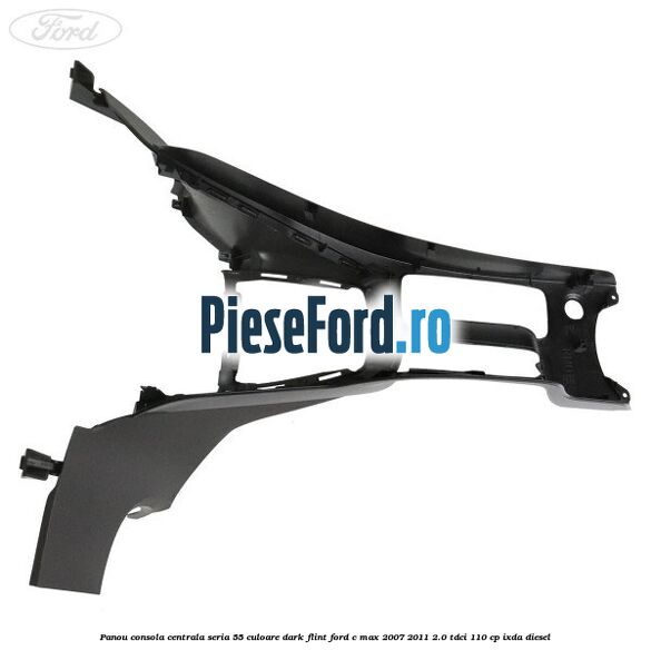 Panou consola centrala seria 55 culoare dark flint Ford C-Max 2007-2011 2.0 TDCi 110 cp IXDA diesel