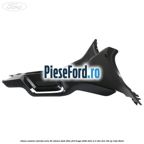 Panou consola centrala seria 55 culoare dark flint Ford Kuga 2008-2012 2.0 TDCI 4x4 163 cp TXDA diesel