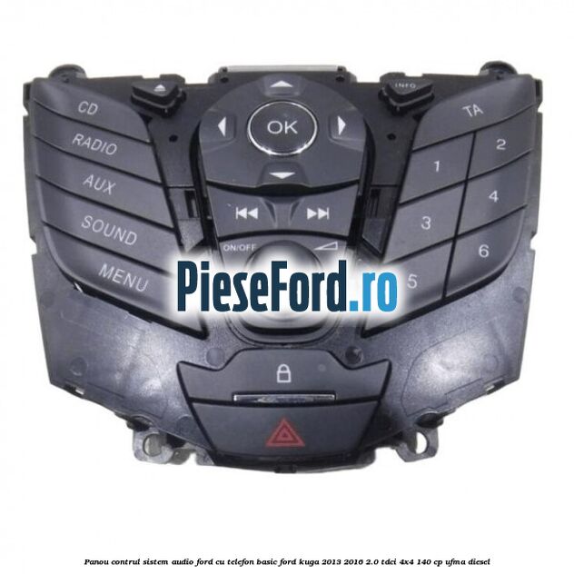 Panou contrul sistem audio Ford cu telefon basic Ford Kuga 2013-2016 2.0 TDCi 4x4 140 cp UFMA diesel