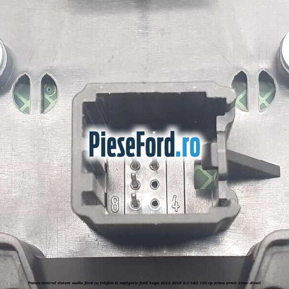 Panou contrul sistem audio Ford cu telefon si navigatie Ford Kuga 2013-2016 2.0 TDCi 120 cp XRMA, XRMB, XRMC diesel